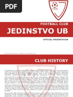 Download FC Jedinstvo Ub - Official Presentation 2011 by Stefan Teodosic SN48638593 doc pdf