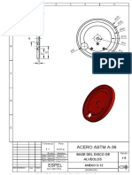 Acero Astm A-36: Base Del Disco de Alveolos