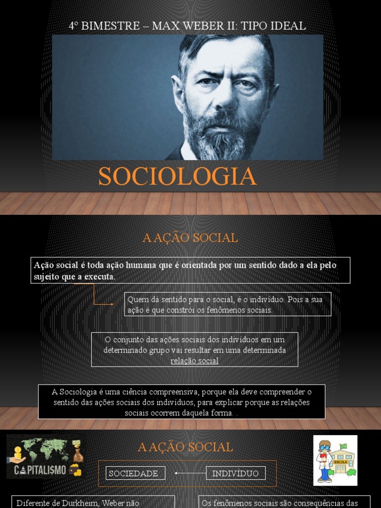 Ação Social e Tipo Ideal em Weber | PDF | Max Weber | Sociologia