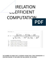 Correlation and Coefficient