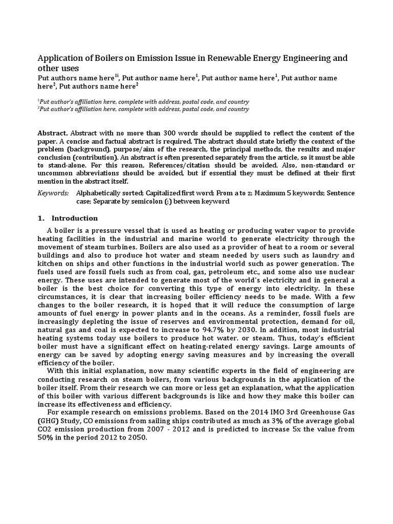 Boilers and Emissions in Renewable Energy | PDF | Gasification | Boiler