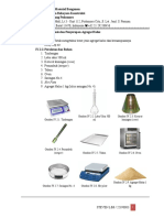 Laporan Material Bangunan - Berat Jenis Dan Penyerapan Agregat Halus - Kelompok Ke-3 - Steven Lim PDF