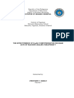 Division of Misamis Oriental: Republic of The Philippines Department of Education Region X-Northern Mindanao