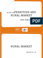 Co-Operatives and Rural Market: Miss. Shilpa More