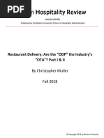 Restaurant Delivery: Are The "ODP" The Industry's "OTA"? Part I & II