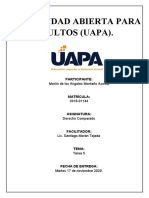 Tarea 5 de Derecho Comparado