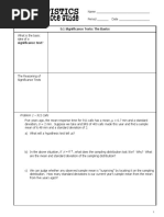 9.1 Significance Tests: The Basics: Problem 1 - 911 Calls