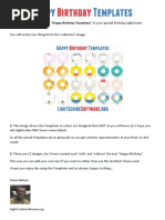 LightScribe Birthday Templates