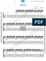 Asturias (Partitura + TAB) - Fácil PDF