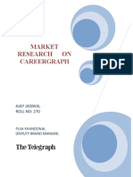 Market Research On Careergraph: Ajay Jaiswal ROLL NO: 270
