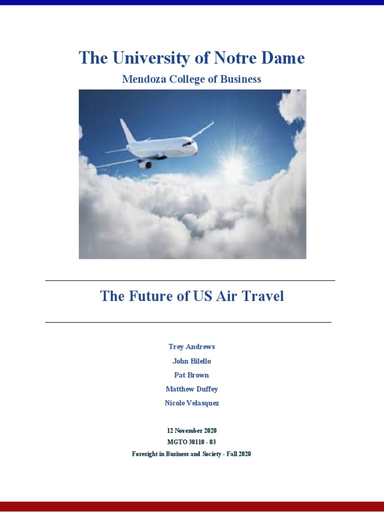 Future of US Air Travel | PDF | Federal Aviation Administration | Airlines