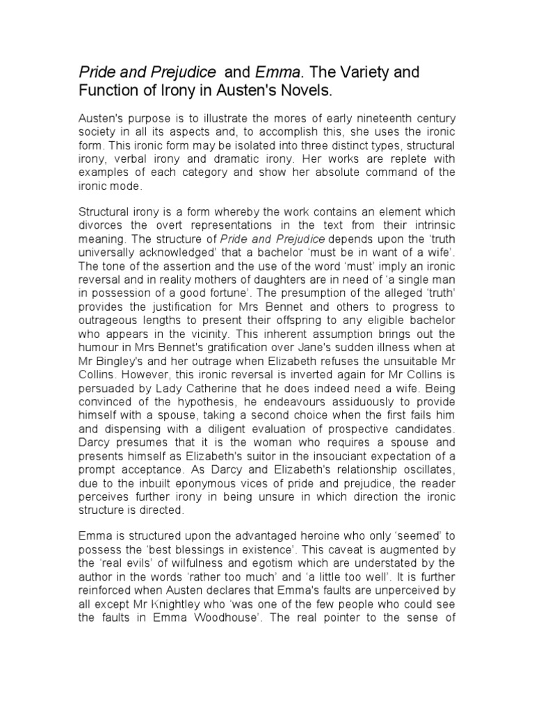 Pride and prejudice criticism of society image