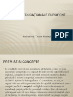 Politici Educaționale Europene