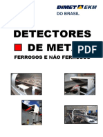Folder Detectores de metais ferrosos e não ferrosos