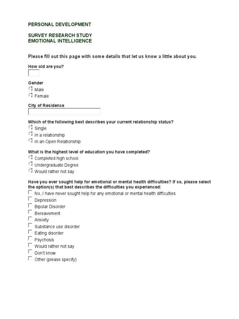 Please Fill Out This Page With Some Details That Let Us Know A Little ...