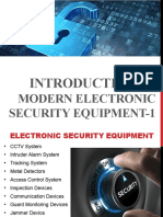 Electronic Security Equipment - 1