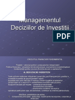 Curs_11_Managementul Deciziilor de Investitii
