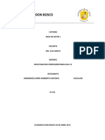 Universidad Don Bosco: Catedra Base de Datos I