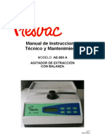 Agitador de Extracción Presvac AE-500A - Manual Técnico