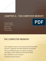 CHAPTER 4 – THE COMPUTER MEMORY