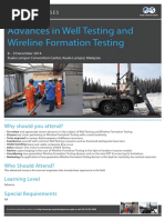 Advances in Well Testing