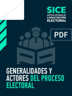 Generalidades y Actores Del Proceso Electoral