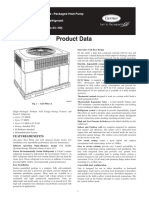 Product Data: T T 13 SEER Single - Packaged Heat Pump R (R - 410A) Refrigerant