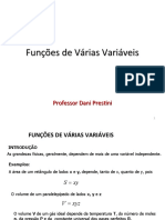 Funções de Várias Variáveis: Curvas de Nível e Derivadas Parciais