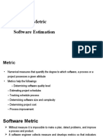 Software Metric & Software Estimation