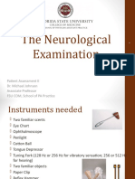 Neuro Exam - 20 HO-1