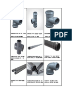 Uniones y accesorios PVC para sistemas de tuberías