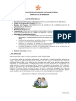 Proceso de Gestión de Formación Profesional Integral Formato Guía de Aprendizaje