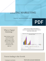 Digital Marketing: Prepared By: Saumya Saxena - M.Design - Semester 3