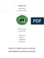 Makalah Ulumul Qur'an