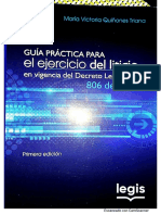 Guía Práctica para El Ejercicio Del Litigio en Vigencia Del Decreto 806 Del 2020