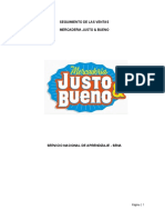 Ejemplo Informe Seguimiento de Las Ventas