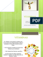 Generalidades de las vitaminas, importancia y demás 