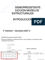 Diseño Sismorresistente Introduccion Modelos Estructurales Introduccion