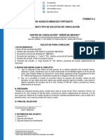 Formato de Solicitud de Conciliación Desalojo Ocupante Precario PDF