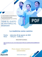 WEBINAR "La Medicina Como Camino"