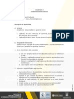 Cuestionario económico sobre principios, escasez y medio ambiente