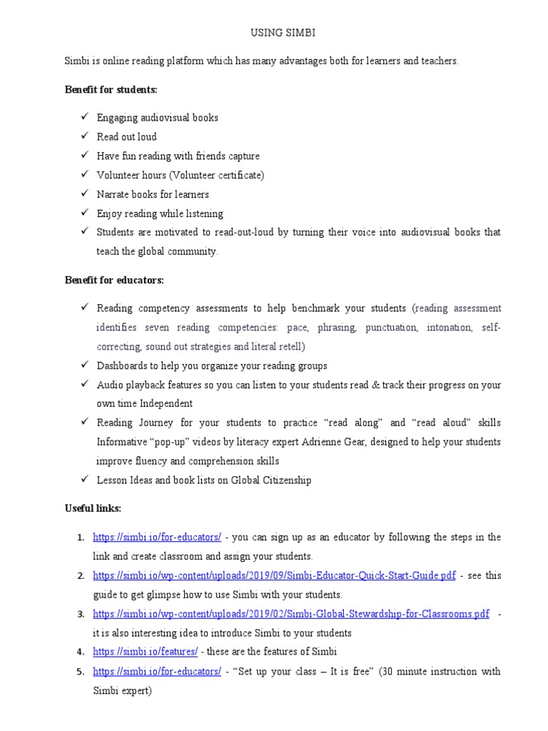 Simbi Benefit | PDF | Career & Growth | Social Science