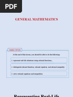 Represent Real-Life Situations Using Rational Functions