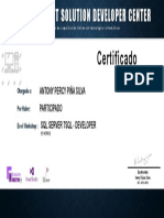 SQL Server Certificado