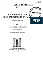 BELM-21625 (Las Miserias Del Proceso - Carnelutti)