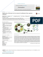 Tan - 2015 Application of Biochar For The Removal of Pollutants From Aqueous Solutions