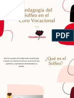 Pedagogía Del Solfeo en El Coro Vocacional PDF