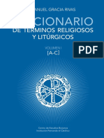 GARCIA RIVAS, M., Diccionario de Terminos Religiosos y Liturgicos, 2020 (Tres Vols Unificados)
