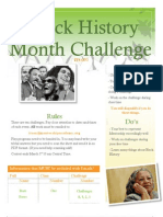 Black History Month Challenge: Don'ts!