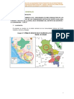 I. Aspectos Generales: Mapa de Ubicación Macro Localización y Micro Localización Del Distrito de Echarati